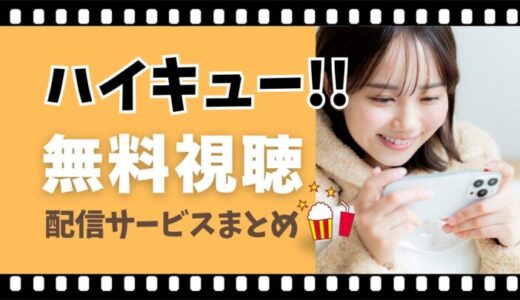 ハイキュー!!が無料視聴できるおすすめVODサービスまとめ