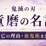 【鬼滅の刃】童磨(どうま)の名言セリフ・死亡シーンは何巻何話?血鬼術まとめ